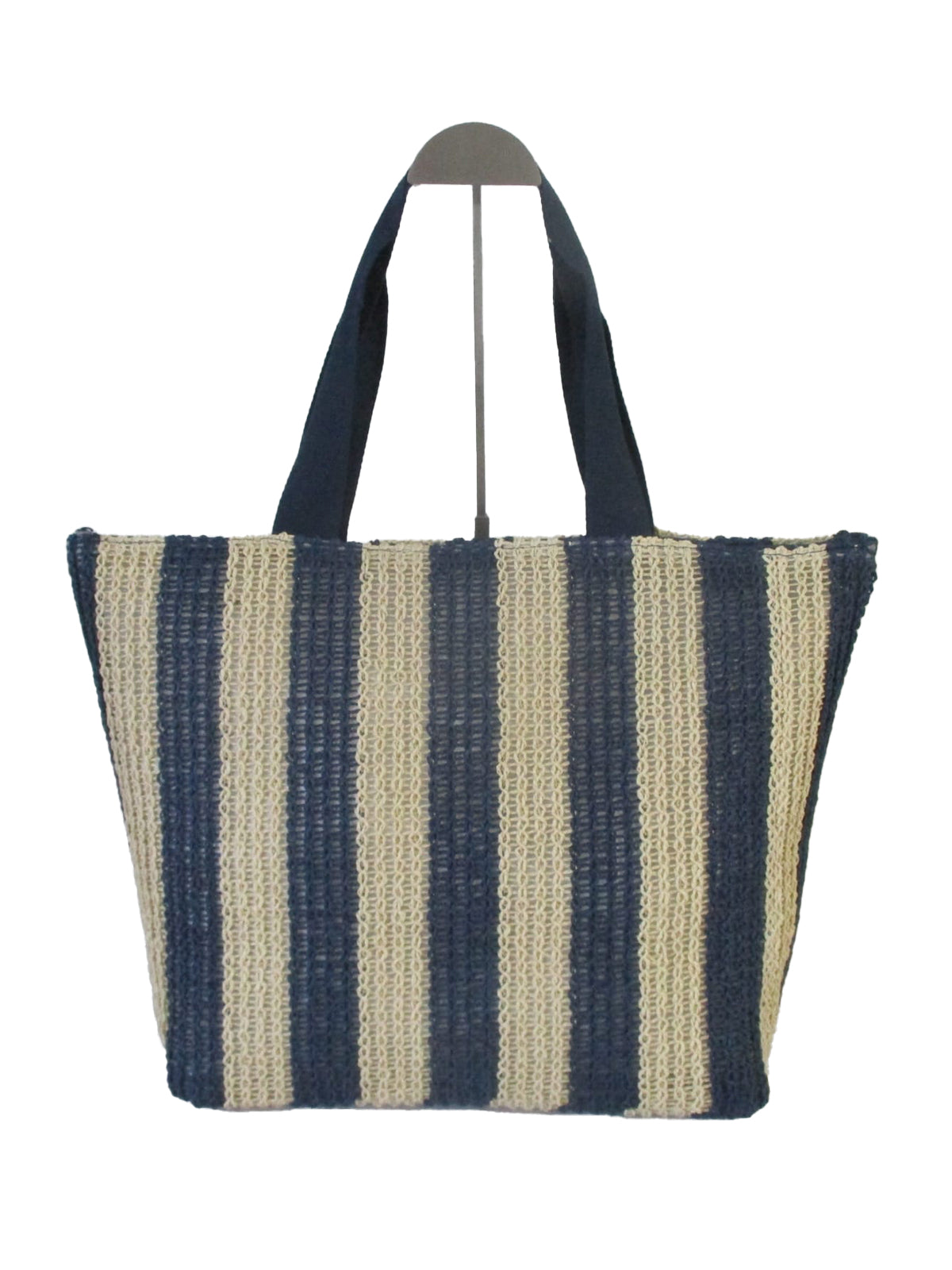 BagMinorca -Fantasia righe navy/natural