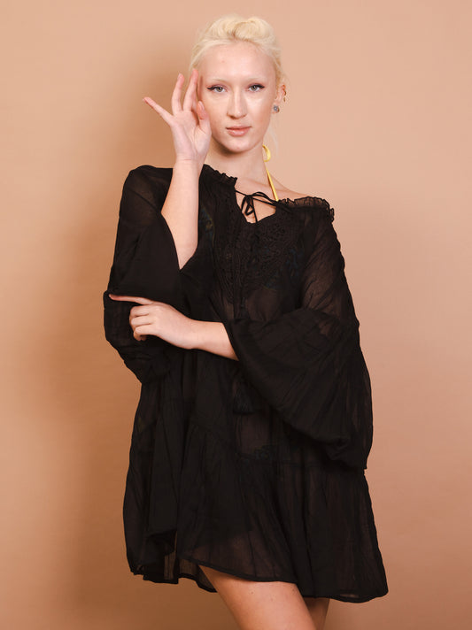 Caftan Dress - Cattolica - black