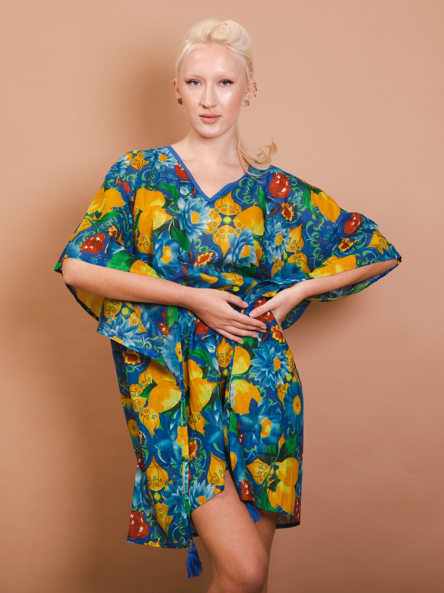 Caftan Dress - Erco - blue