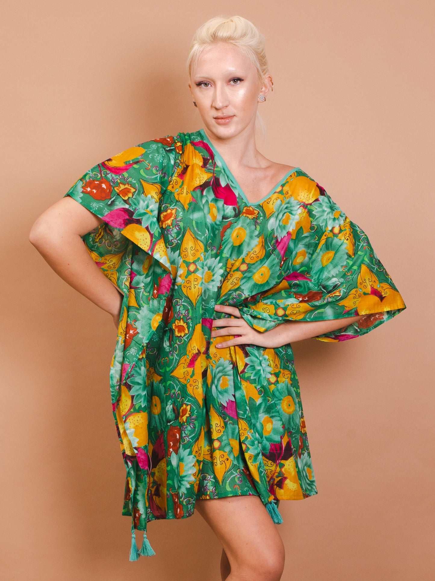 Caftan Dress - Erco - green