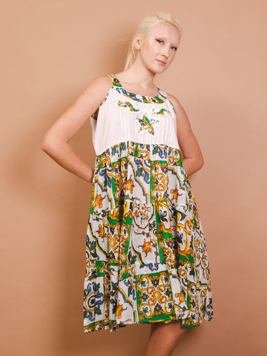 Armhole dress - Salina - green