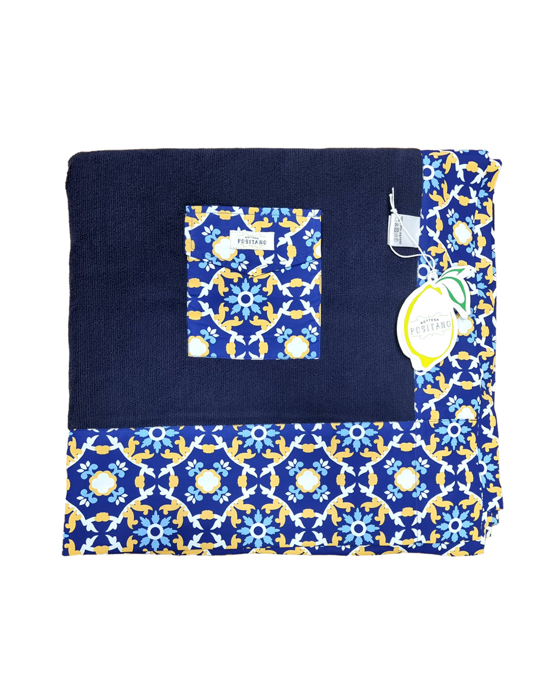 Maio - Navy mayo patterned beach towel